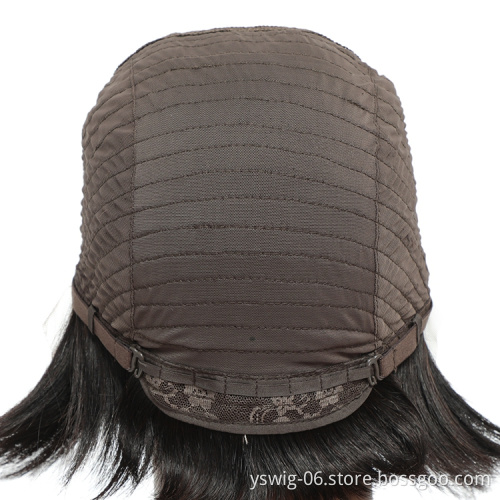 Top Quality Unprocessed Brazilian Virgin Hair Tpart Bob Wig Straight Human Hair Short Bob Wig